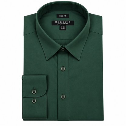 009SL - MARQUIS SOLID COLOR SLIM FIT DRESS SHIRT