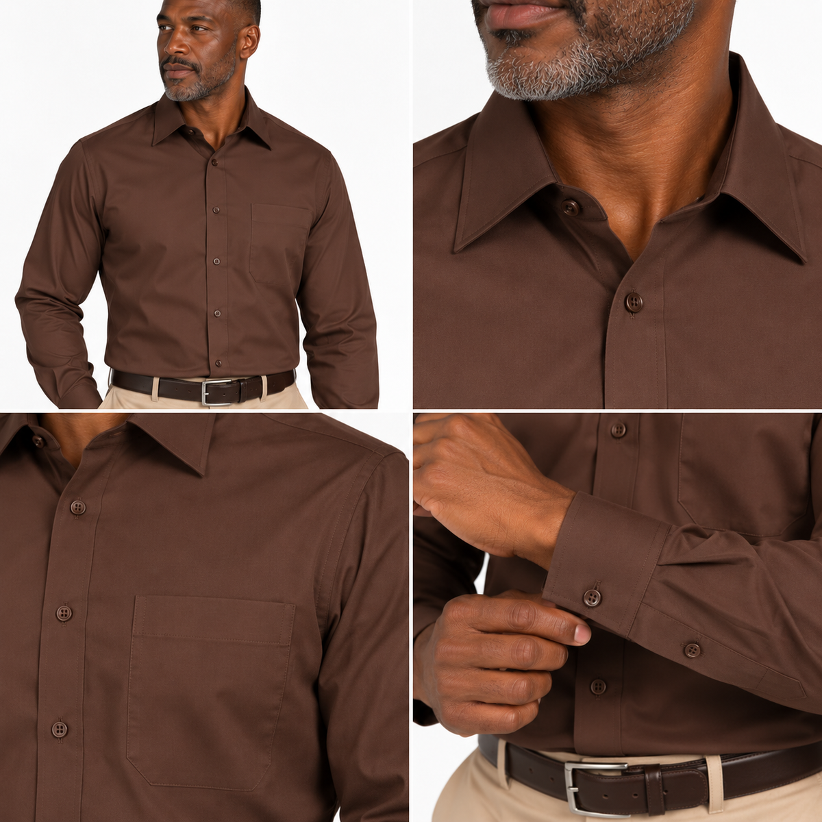 009 - MARQUIS SOLID COLOR CLASSIC FIT DRESS SHIRT