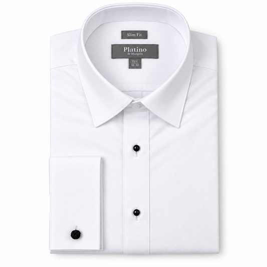 1700SL - MARQUIS FRENCH CUFF SLIM FIT TUXEDO SHIRT