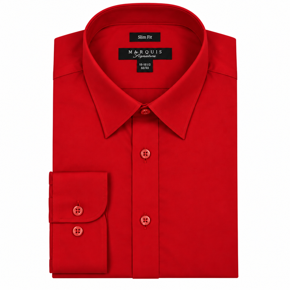 009SL - MARQUIS SOLID COLOR SLIM FIT DRESS SHIRT