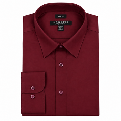009SL - MARQUIS SOLID COLOR SLIM FIT DRESS SHIRT