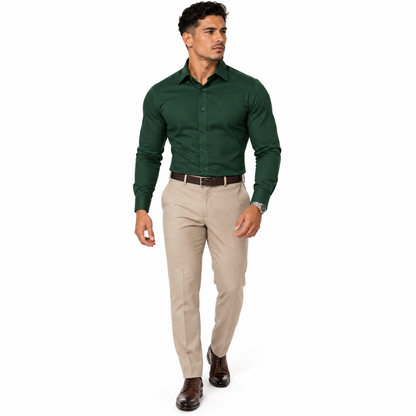 009SL - MARQUIS SOLID COLOR SLIM FIT DRESS SHIRT