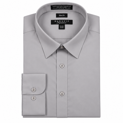 009SL - MARQUIS SOLID COLOR SLIM FIT DRESS SHIRT