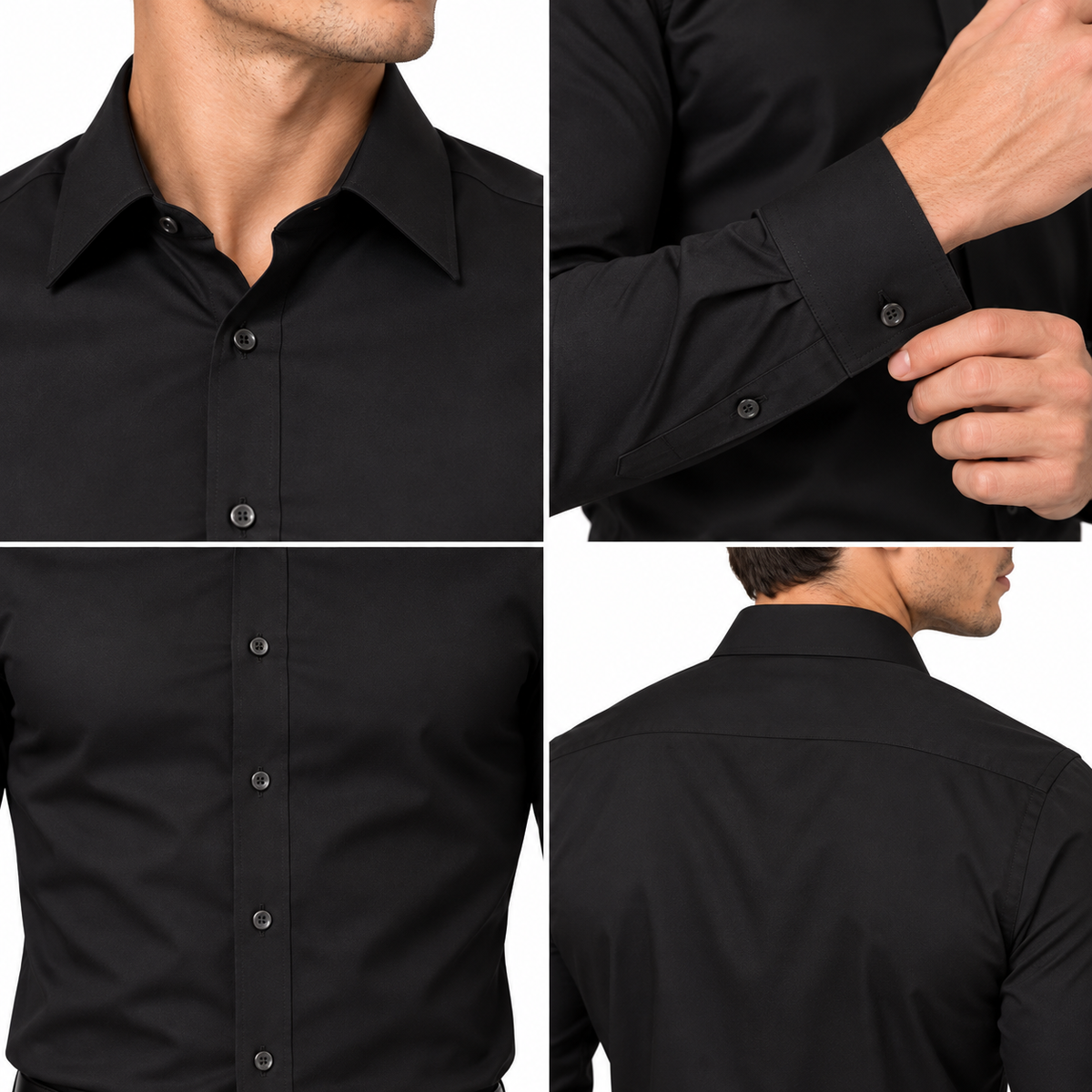 009SL - MARQUIS SOLID COLOR SLIM FIT DRESS SHIRT