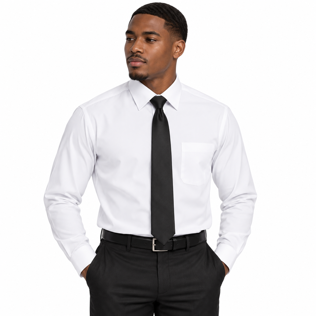 009 - MARQUIS SOLID COLOR CLASSIC FIT DRESS SHIRT