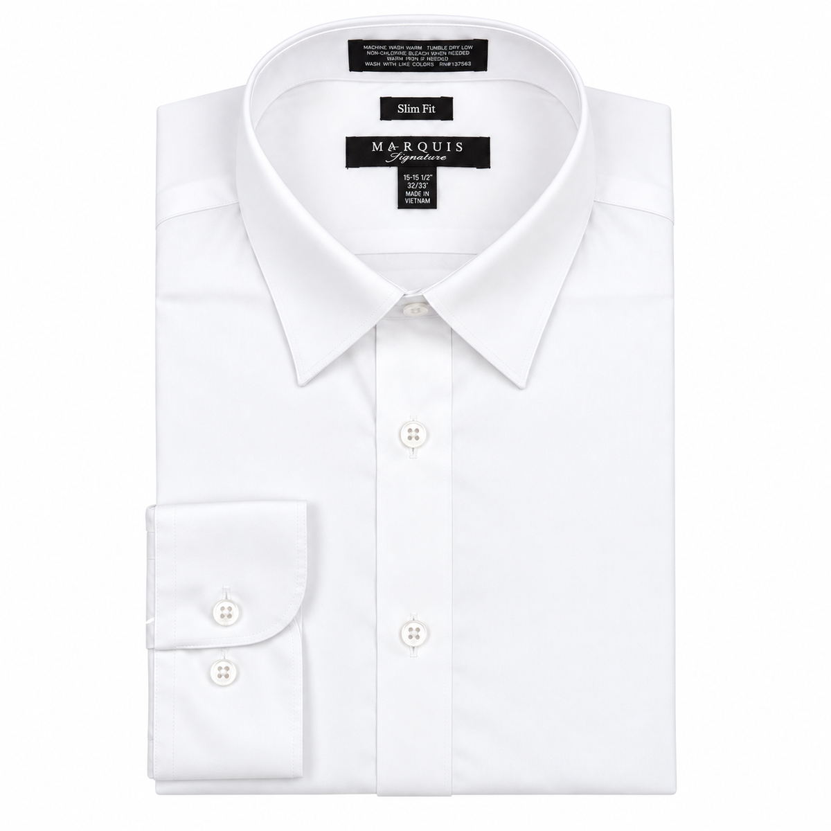 009SL - MARQUIS SOLID COLOR SLIM FIT DRESS SHIRT