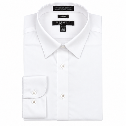 009SL - MARQUIS SOLID COLOR SLIM FIT DRESS SHIRT