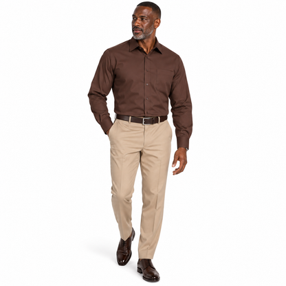 009 - MARQUIS SOLID COLOR CLASSIC FIT DRESS SHIRT