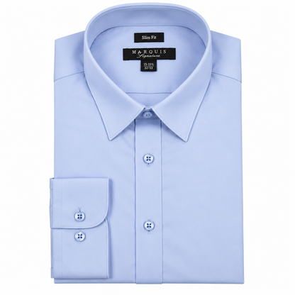 009SL - MARQUIS SOLID COLOR SLIM FIT DRESS SHIRT