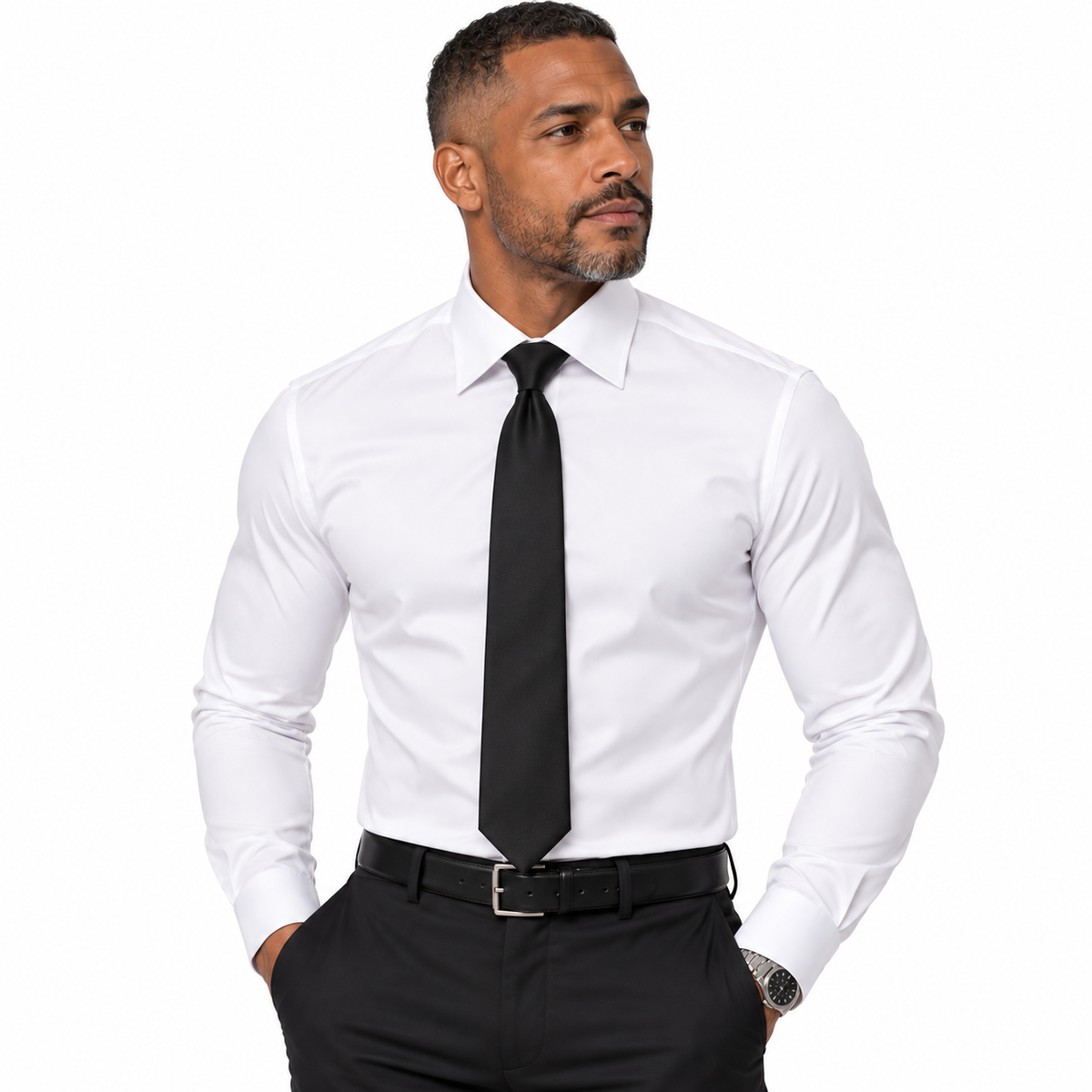 009SL - MARQUIS SOLID COLOR SLIM FIT DRESS SHIRT