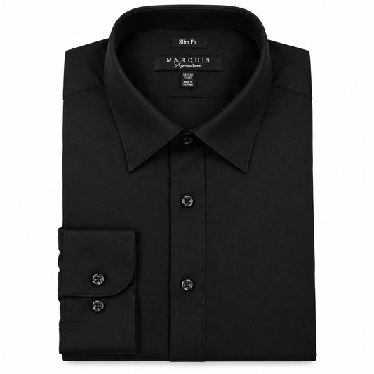 009SL - MARQUIS SOLID COLOR SLIM FIT DRESS SHIRT