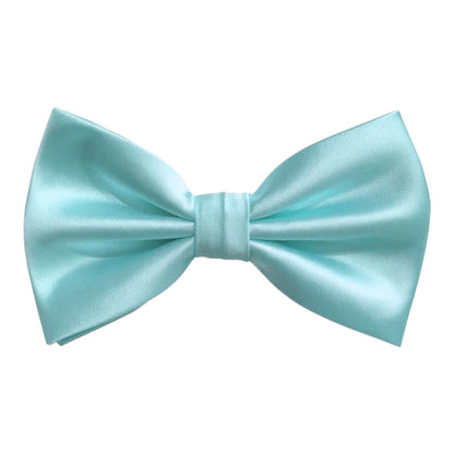 BT100 - SOLID PRE-TIED BOW TIES & HANKIES