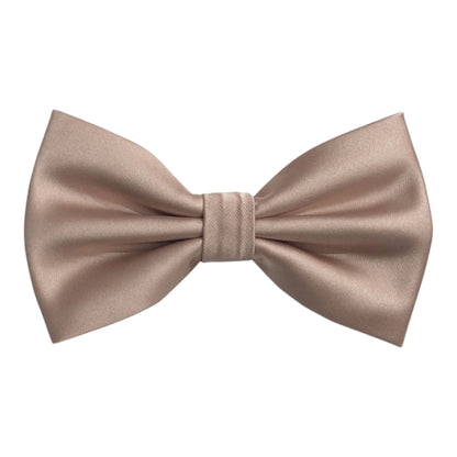 BT100 - SOLID PRE-TIED BOW TIES & HANKIES