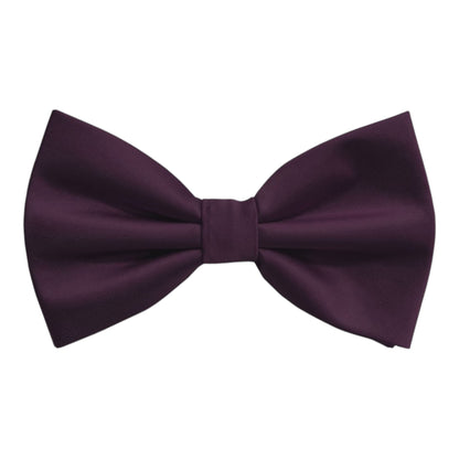BT100 - SOLID PRE-TIED BOW TIES & HANKIES