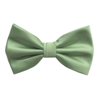 BT100 - SOLID PRE-TIED BOW TIES & HANKIES