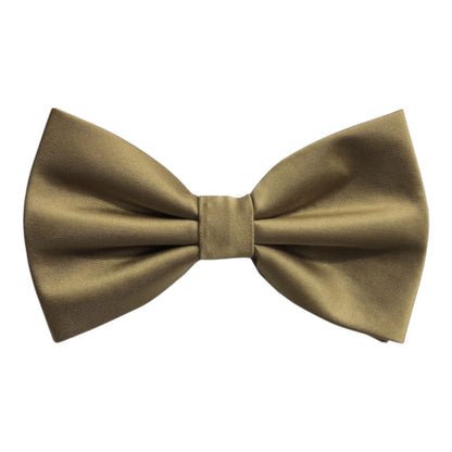 BT100 - SOLID PRE-TIED BOW TIES & HANKIES