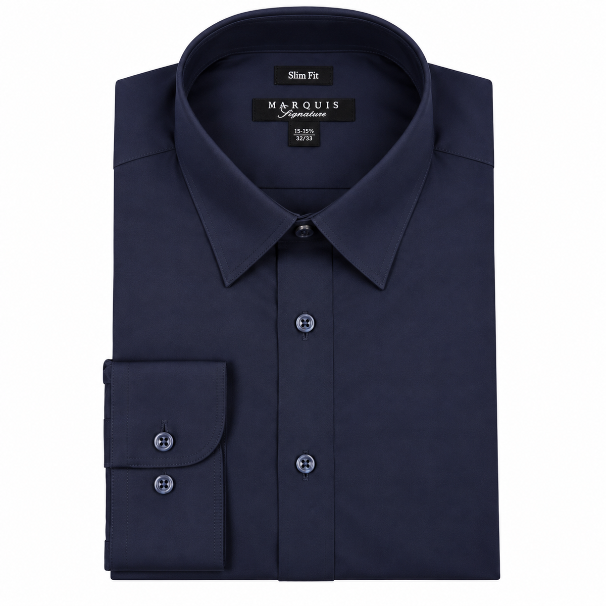 009SL - MARQUIS SOLID COLOR SLIM FIT DRESS SHIRT