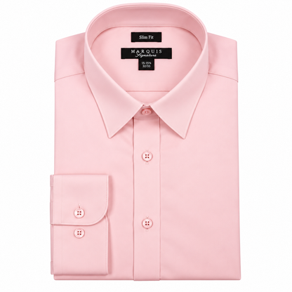 009SL - MARQUIS SOLID COLOR SLIM FIT DRESS SHIRT