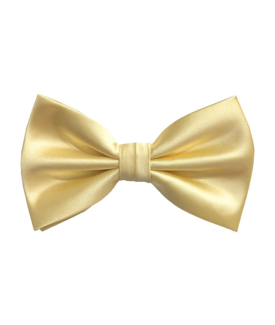 BT100 - SOLID PRE-TIED BOW TIES & HANKIES