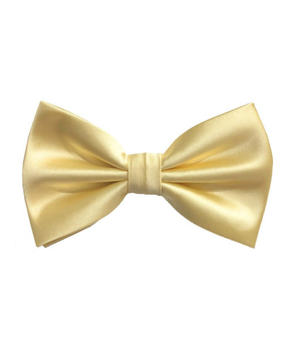 BT100 - SOLID PRE-TIED BOW TIES & HANKIES