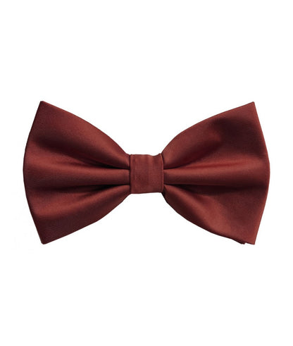 BT100 - SOLID PRE-TIED BOW TIES & HANKIES
