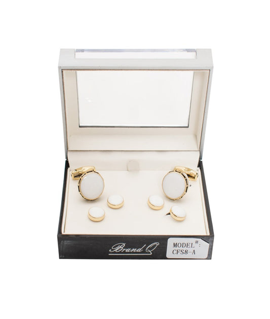 CFS8 - CUFFLINKS WITH TUXEDO STUDS