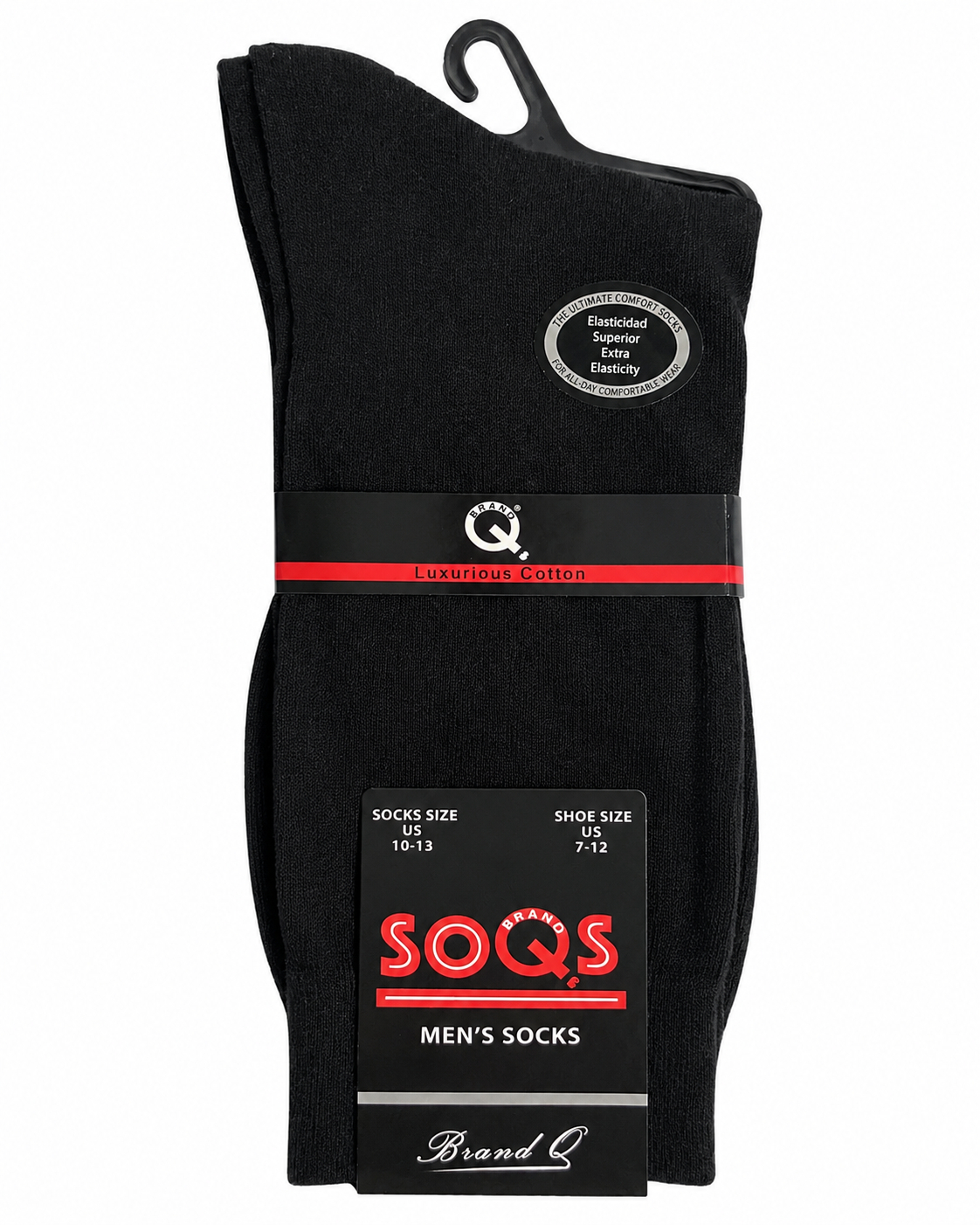 SQ100 - SOLID COTTON SOCKS