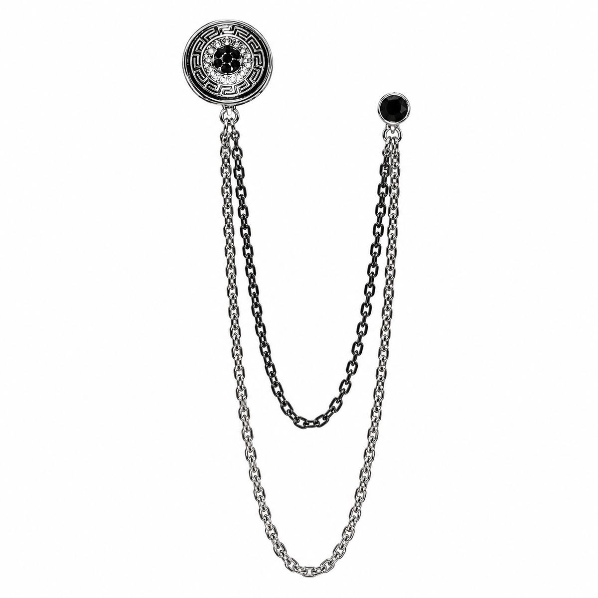 MCBL9 - MEDIUM CHAIN BROOCH LAPELS