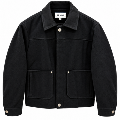 MW7123 DE-NIKO SLIM FIT CROPPED WOOL-BLEND JACKET