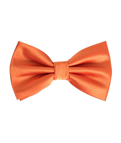 BT100 - SOLID PRE-TIED BOW TIES & HANKIES