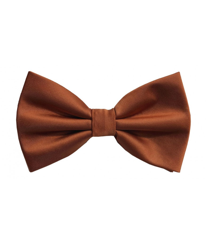 BT100 - SOLID PRE-TIED BOW TIES & HANKIES