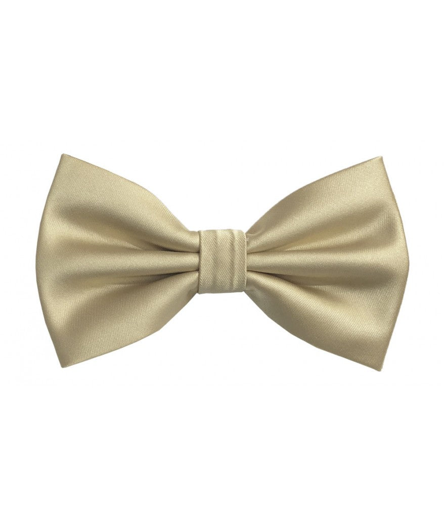 BT100 - SOLID PRE-TIED BOW TIES & HANKIES