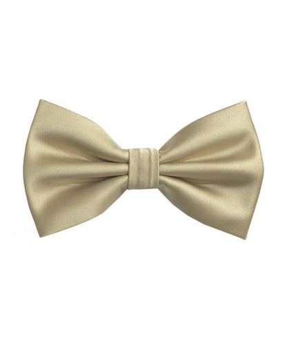 BT100 - SOLID PRE-TIED BOW TIES & HANKIES