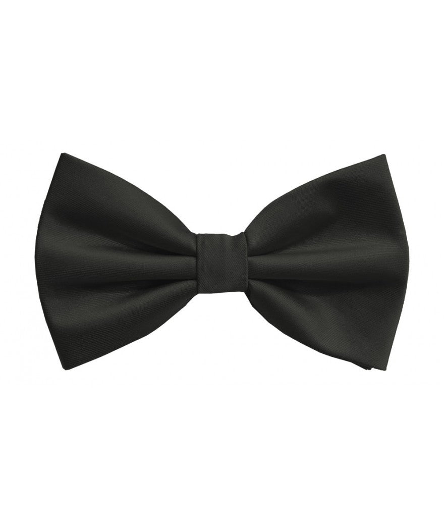 BT100 - SOLID PRE-TIED BOW TIES & HANKIES