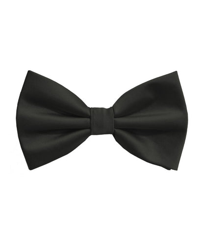 BT100 - SOLID PRE-TIED BOW TIES & HANKIES