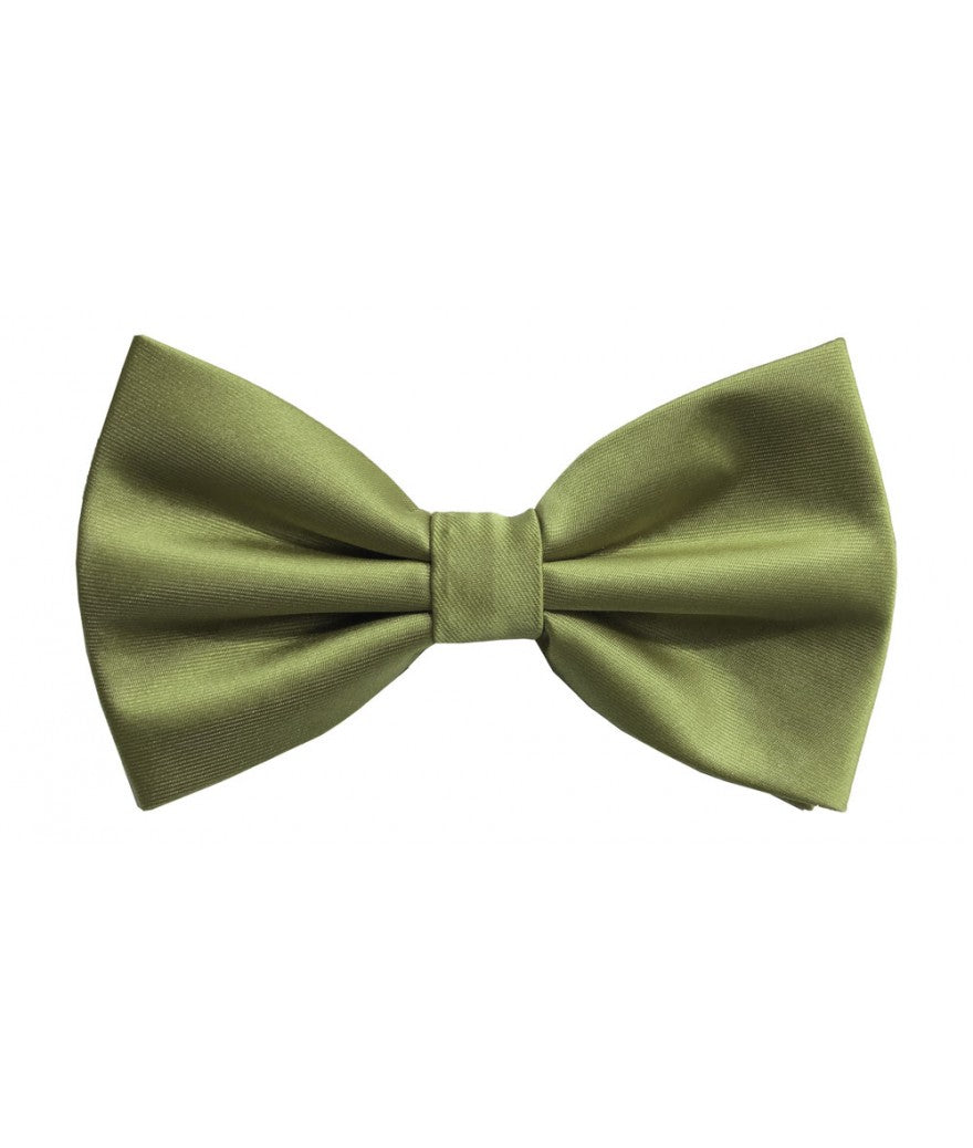 BT100 - SOLID PRE-TIED BOW TIES & HANKIES