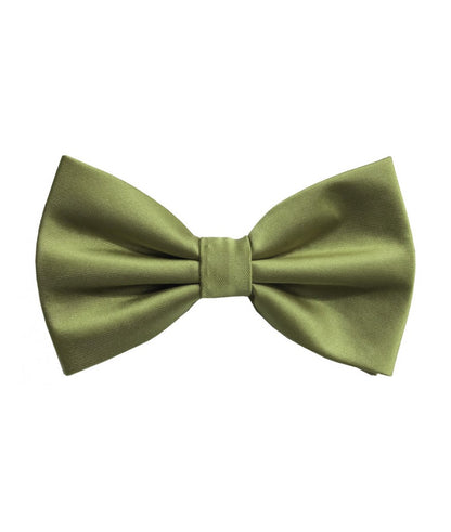 BT100 - SOLID PRE-TIED BOW TIES & HANKIES