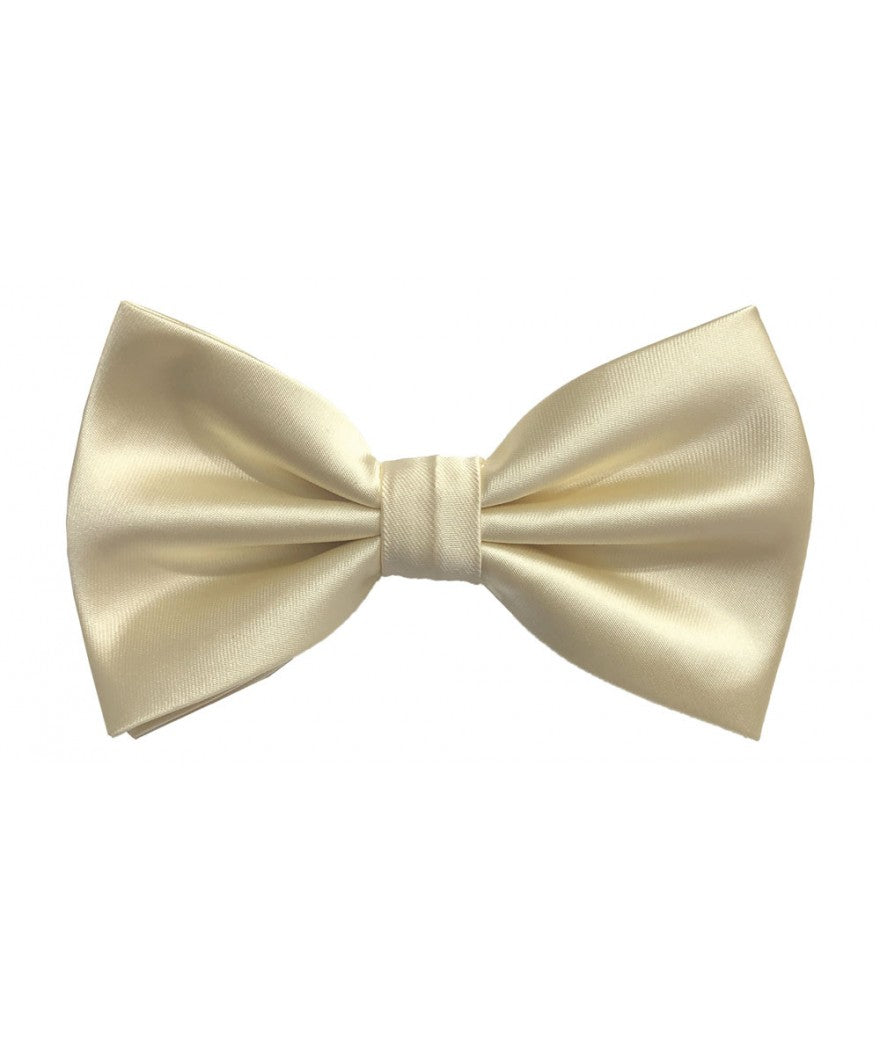 BT100 - SOLID PRE-TIED BOW TIES & HANKIES