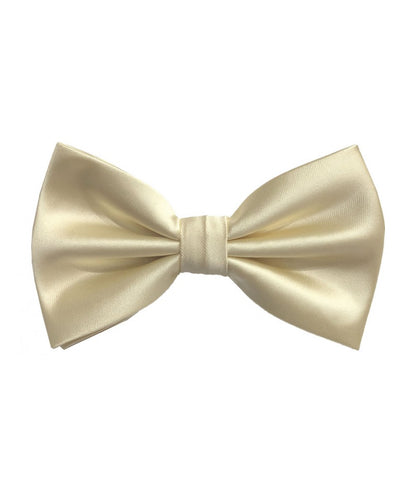 BT100 - SOLID PRE-TIED BOW TIES & HANKIES