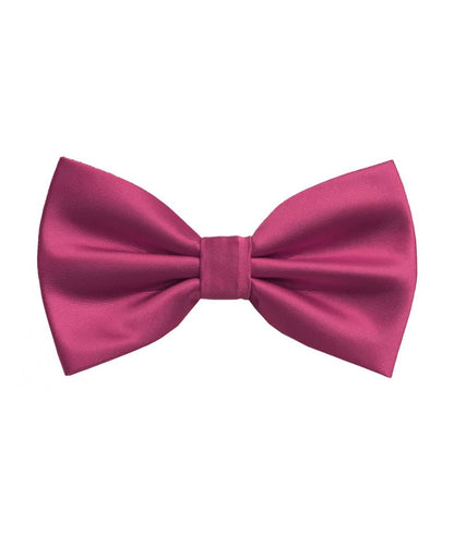 BT100 - SOLID PRE-TIED BOW TIES & HANKIES