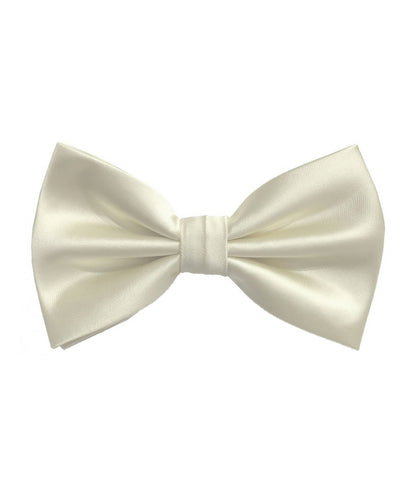BT100 - SOLID PRE-TIED BOW TIES & HANKIES