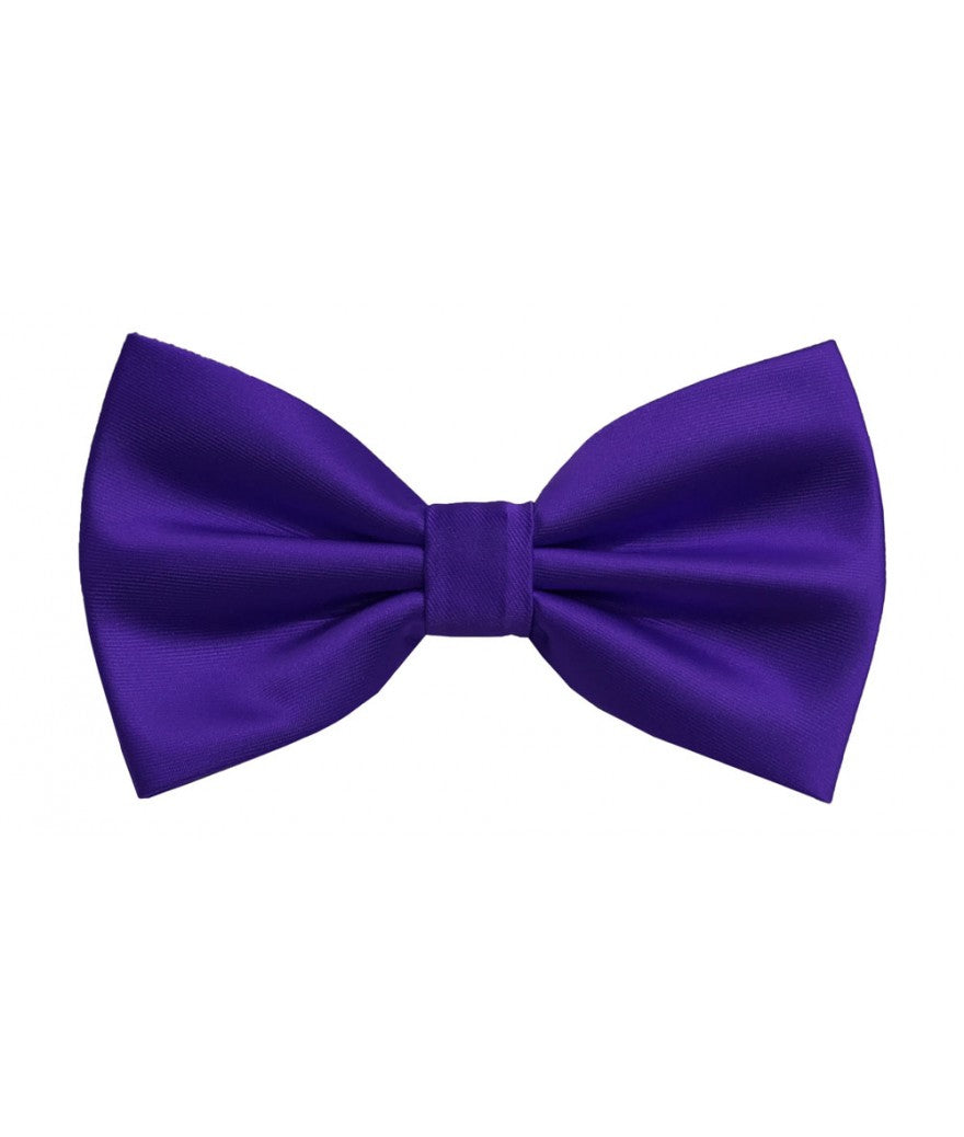 BT100 - SOLID PRE-TIED BOW TIES & HANKIES