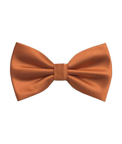 BT100 - SOLID PRE-TIED BOW TIES & HANKIES
