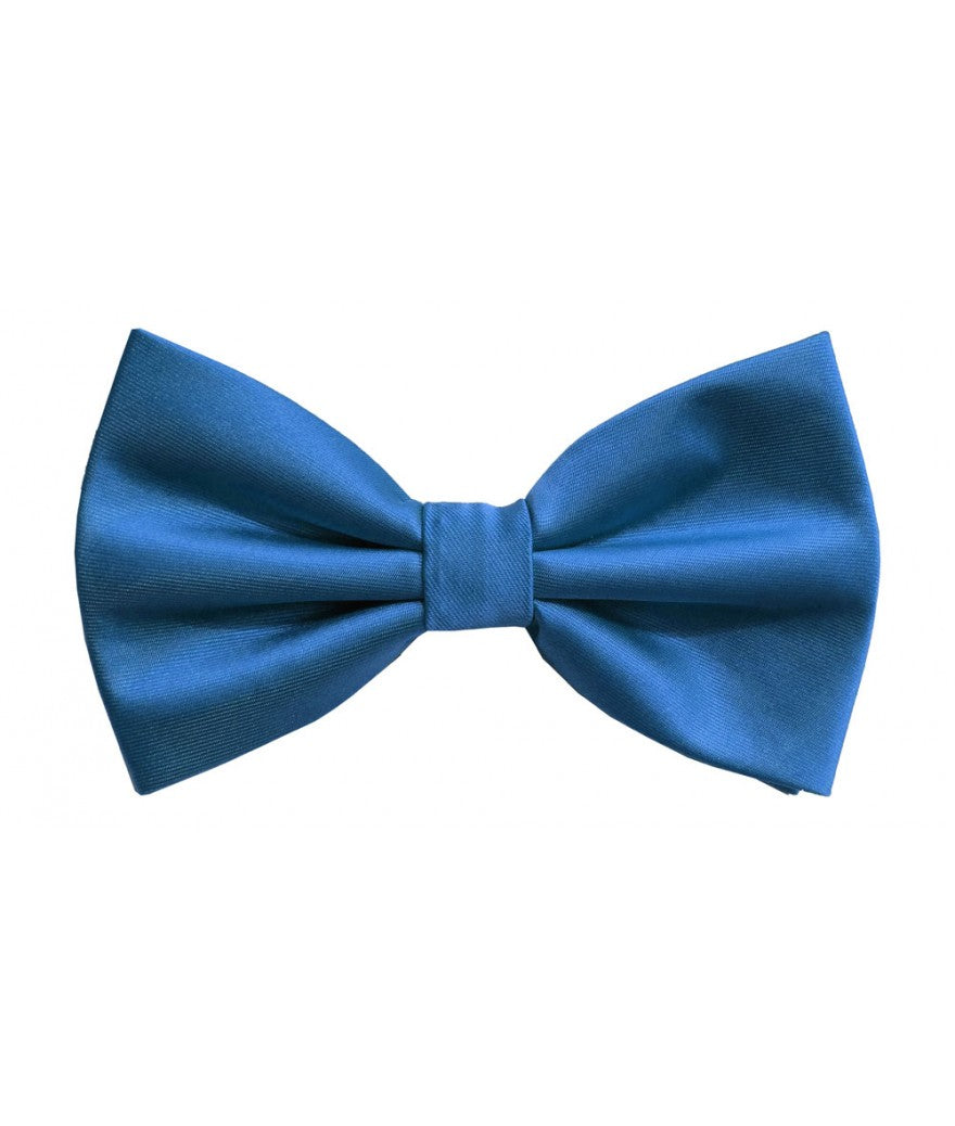 BT100 - SOLID PRE-TIED BOW TIES & HANKIES