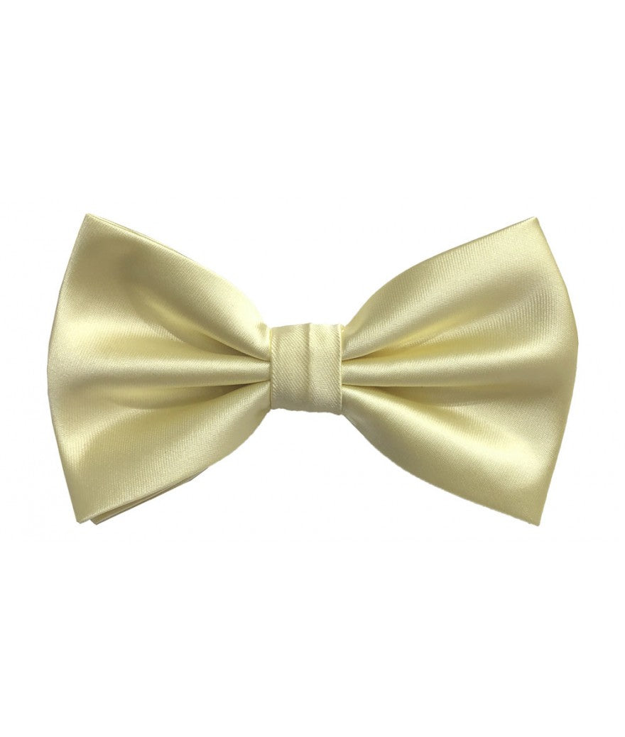 BT100 - SOLID PRE-TIED BOW TIES & HANKIES