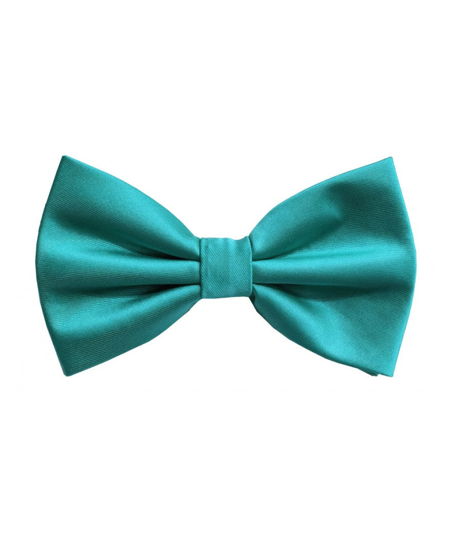 BT100 - SOLID PRE-TIED BOW TIES & HANKIES
