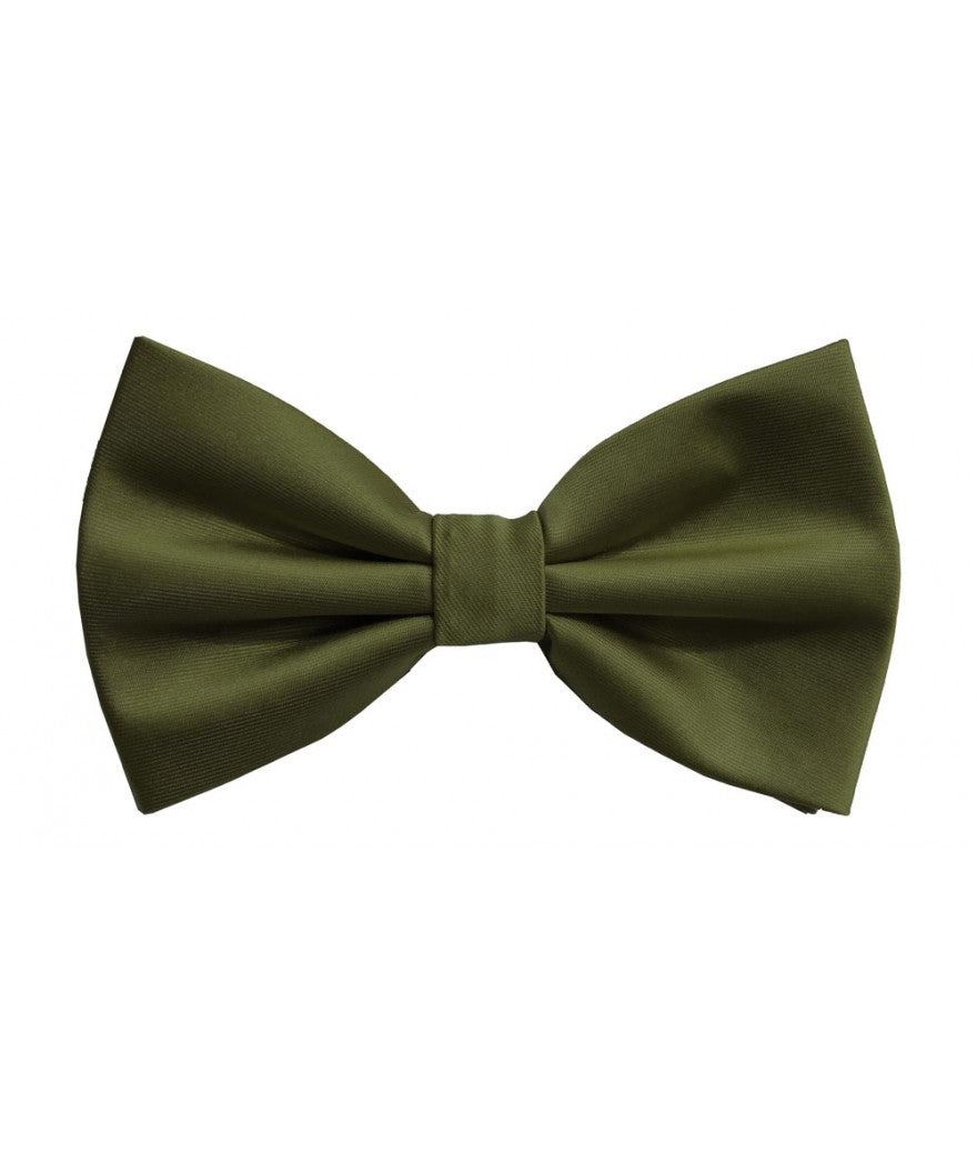 BT100 - SOLID PRE-TIED BOW TIES & HANKIES