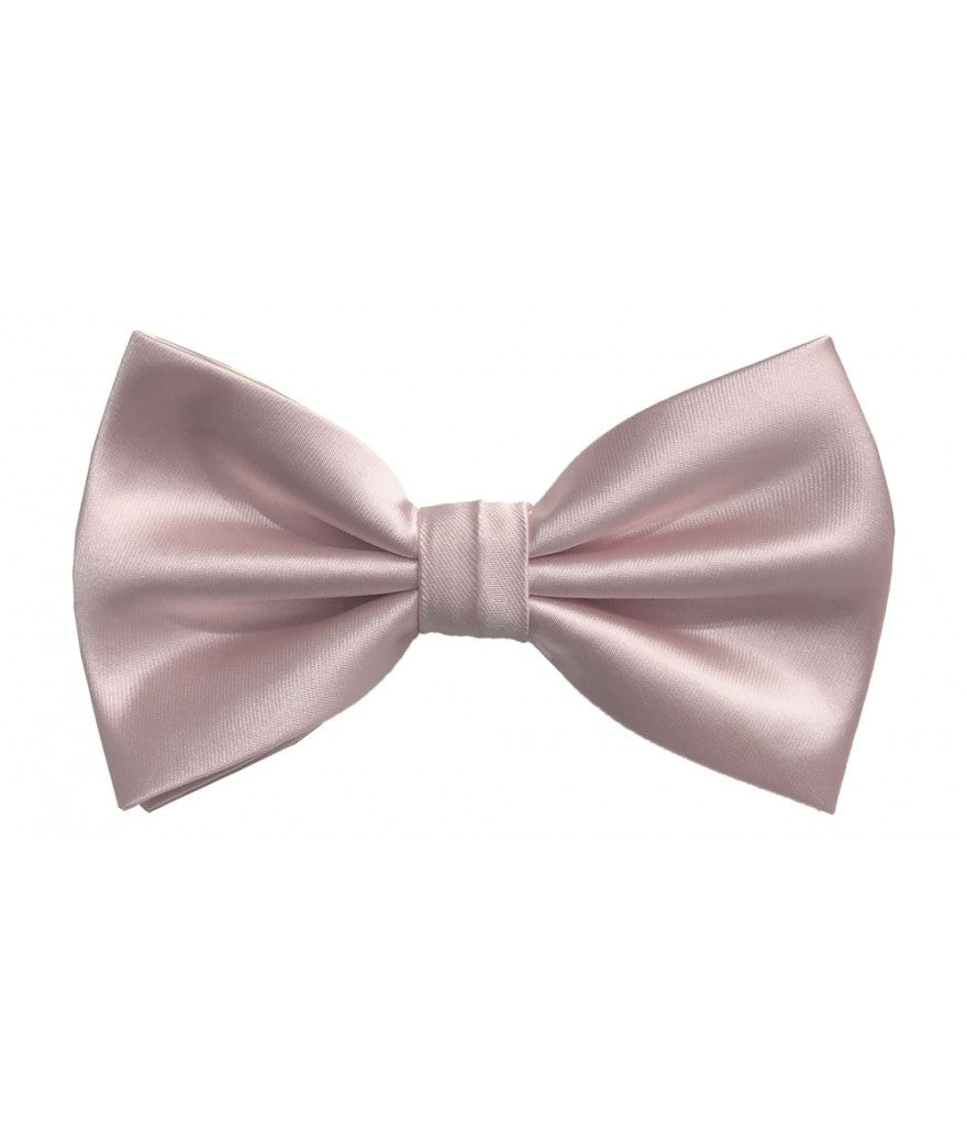 BT100 - SOLID PRE-TIED BOW TIES & HANKIES