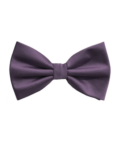 BT100 - SOLID PRE-TIED BOW TIES & HANKIES