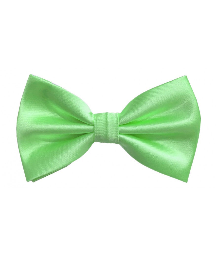 BT100 - SOLID PRE-TIED BOW TIES & HANKIES